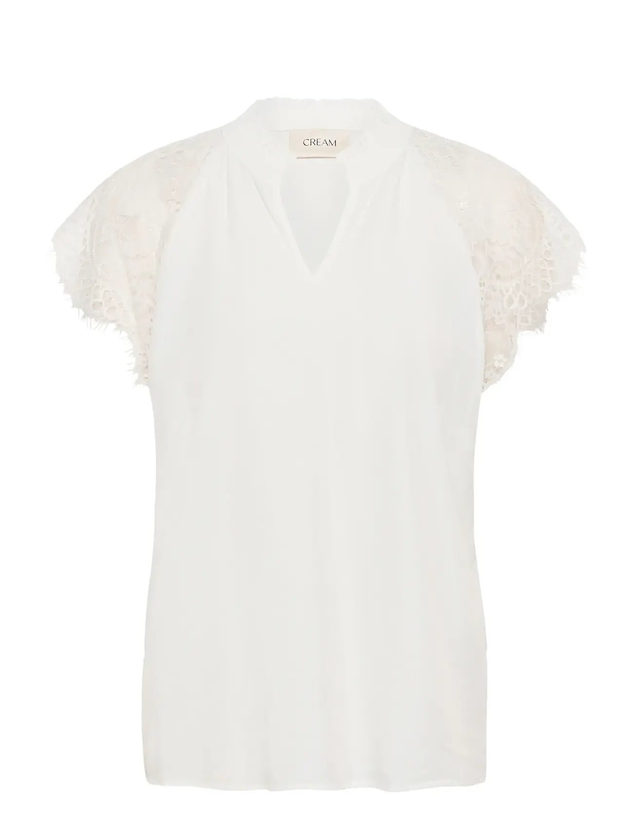 CREAM Crnola Strickjacke Bluse Weiß - 34 - Damen