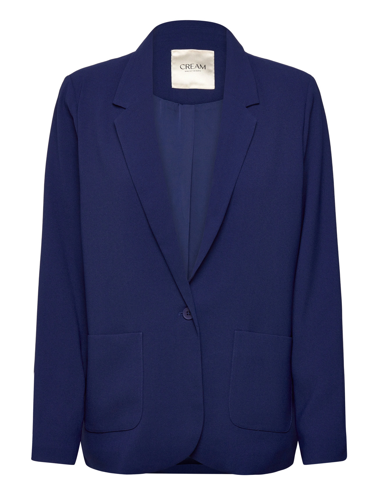 Cream Crcocamia Ls Blazer, 40, Navy, Blazere > Blazere I Overstørrelse, Dame