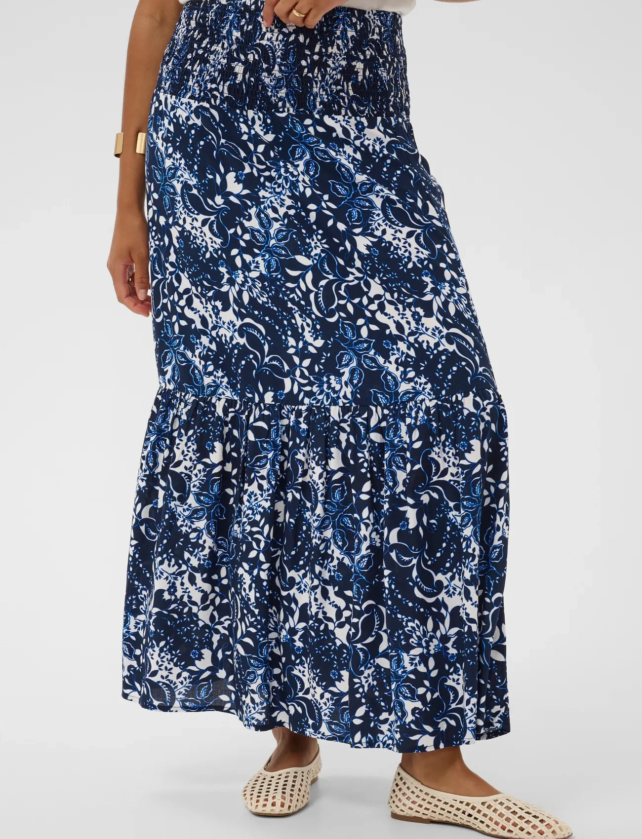 Cream Crtiah Skirt, 34, Multi/patterned, Nederdele > Maxi, Dame
