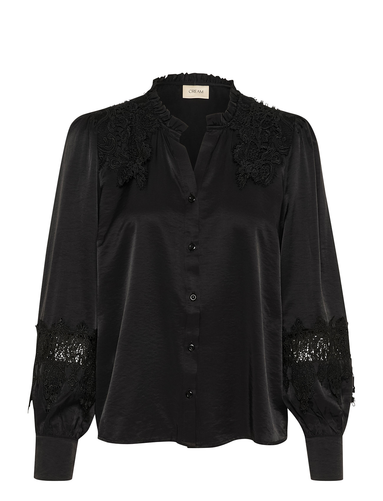 CREAM Crluna Strickjacke Shirt Schwarz - 36 - Damen