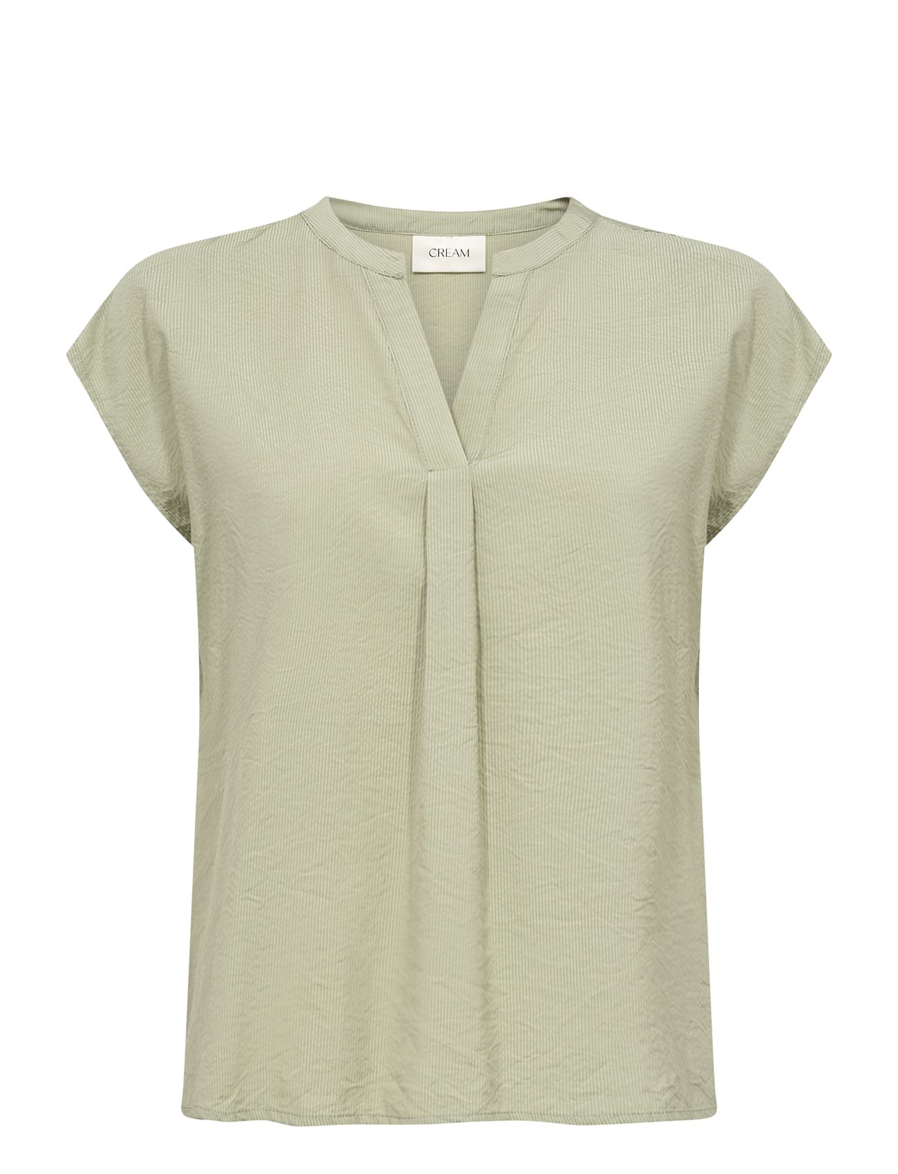 CREAM Cririna Ss Bluse Grün - 34 - Damen