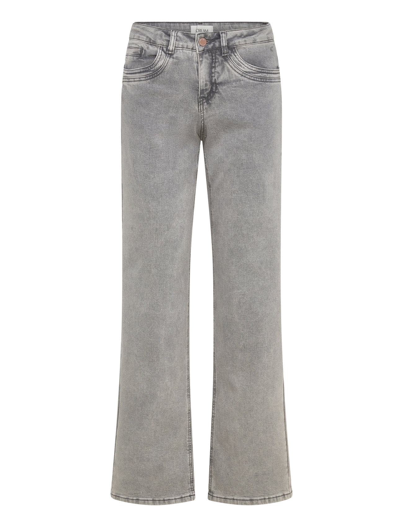 CREAM Crlone Straight Bein Jeans - Coco Fi Grau - 32x32 - Damen