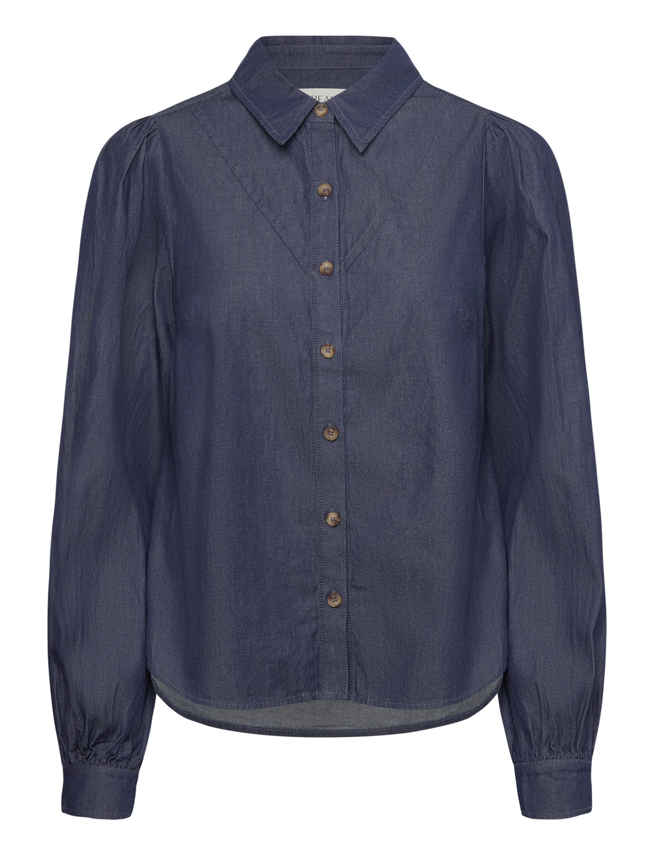 Cream Crtallie Shirt, 34, Blue, Skjorter > Langærmede, Dame