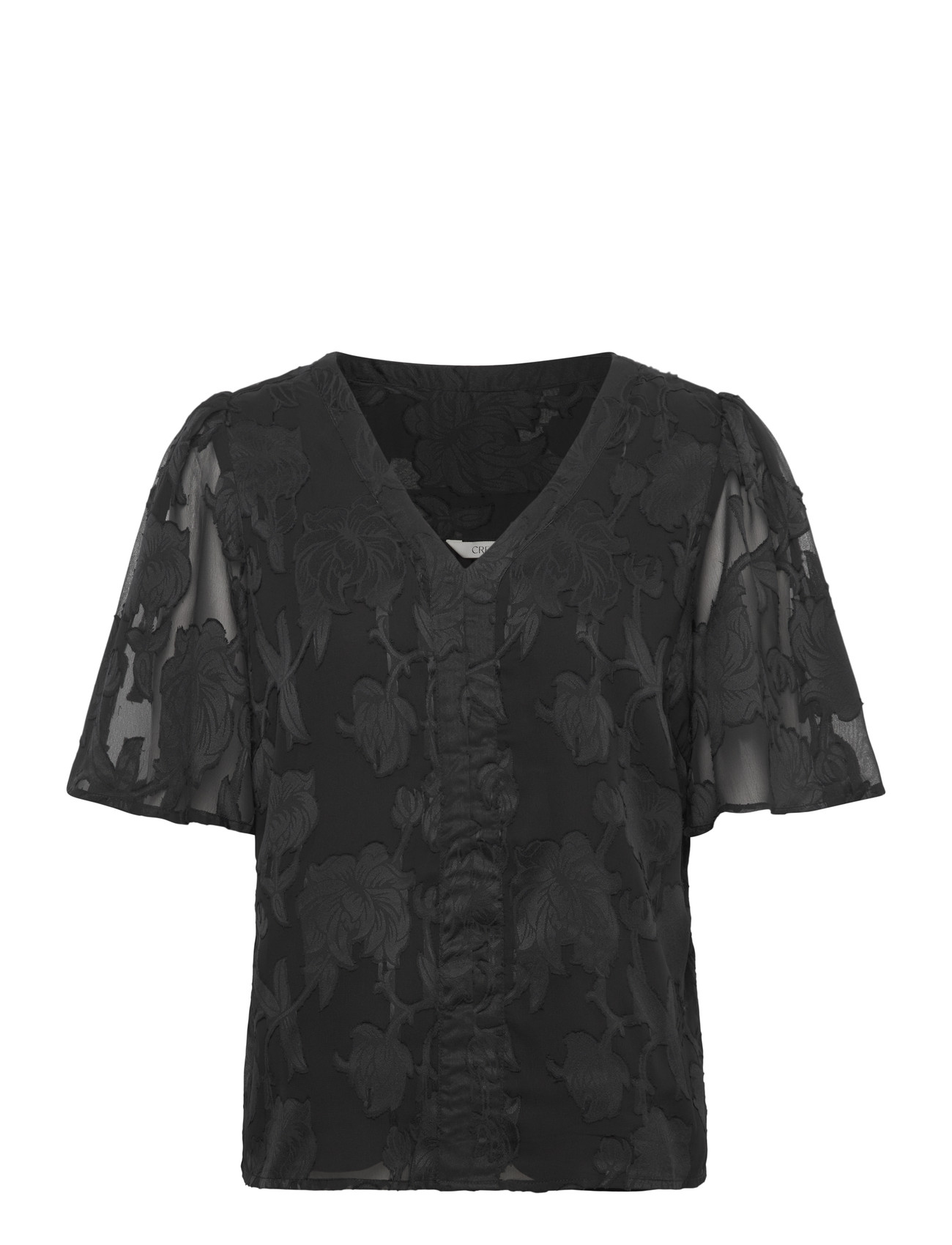 Cream Cryana Blouse, 34, Black, Bluser > Kortærmede, Dame