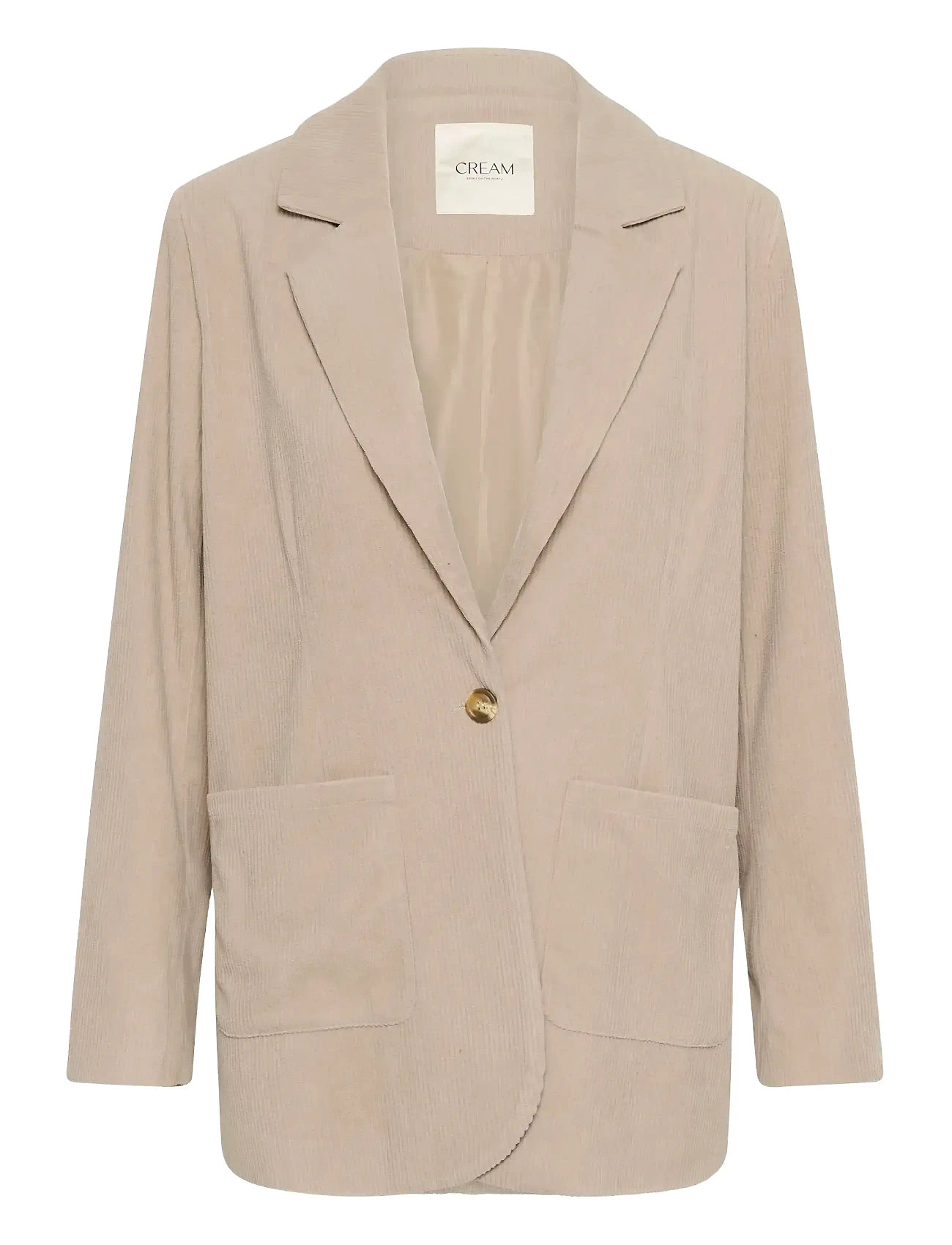 CREAM Crkanna Kordsamt Blazer Beige - 42 - Damen