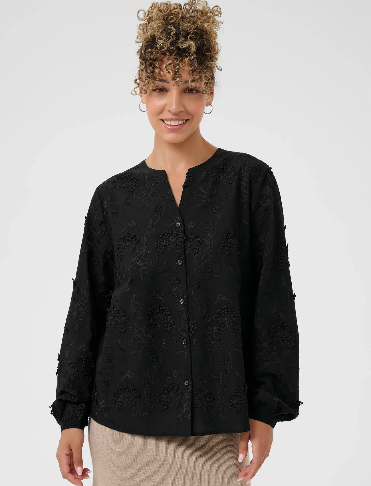 Cream Crhilda Shirt, 34, Black, Skjorter > Langærmede, Dame