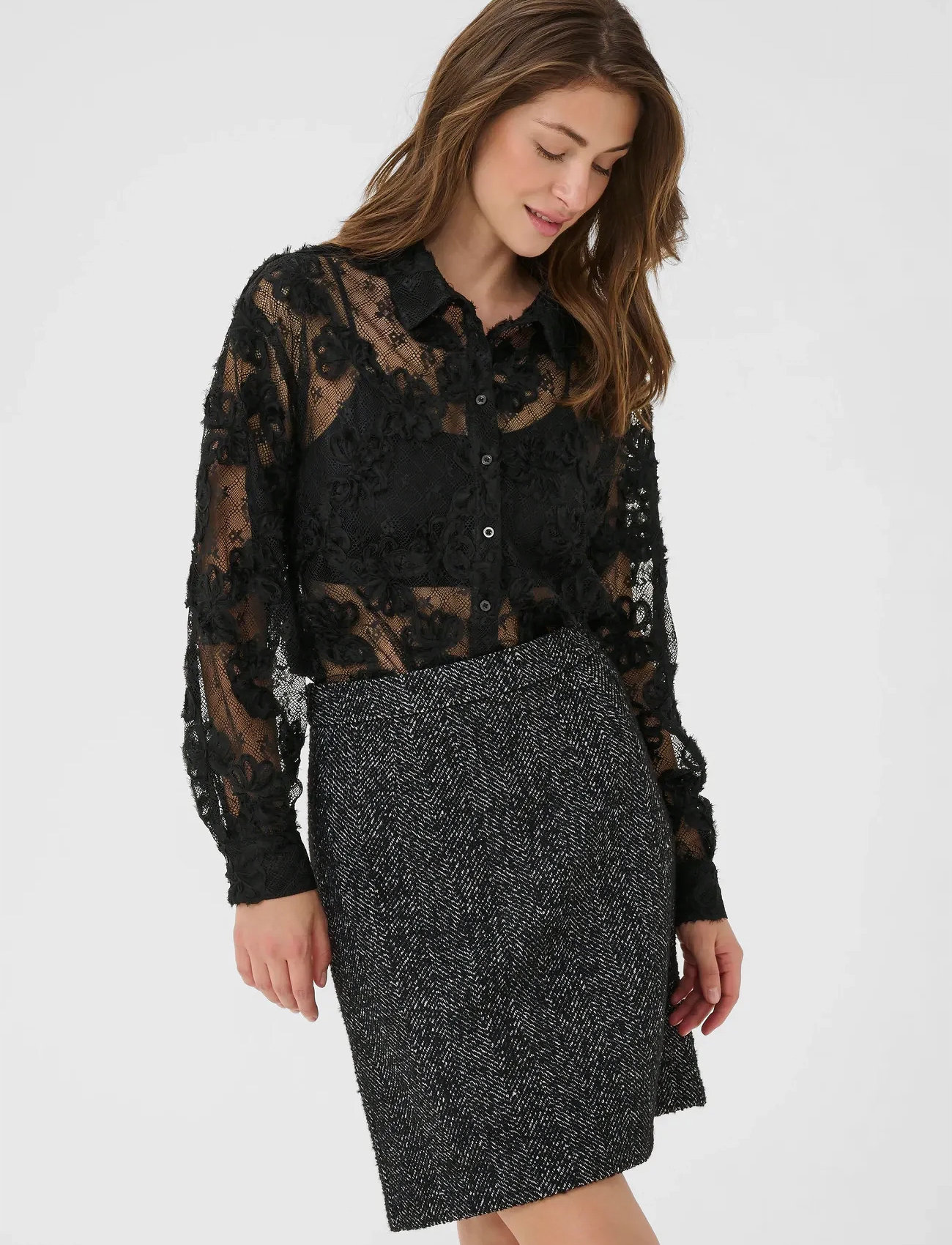 Cream Crrory Shirt, 40, Black, Skjorter > Langærmede, Dame