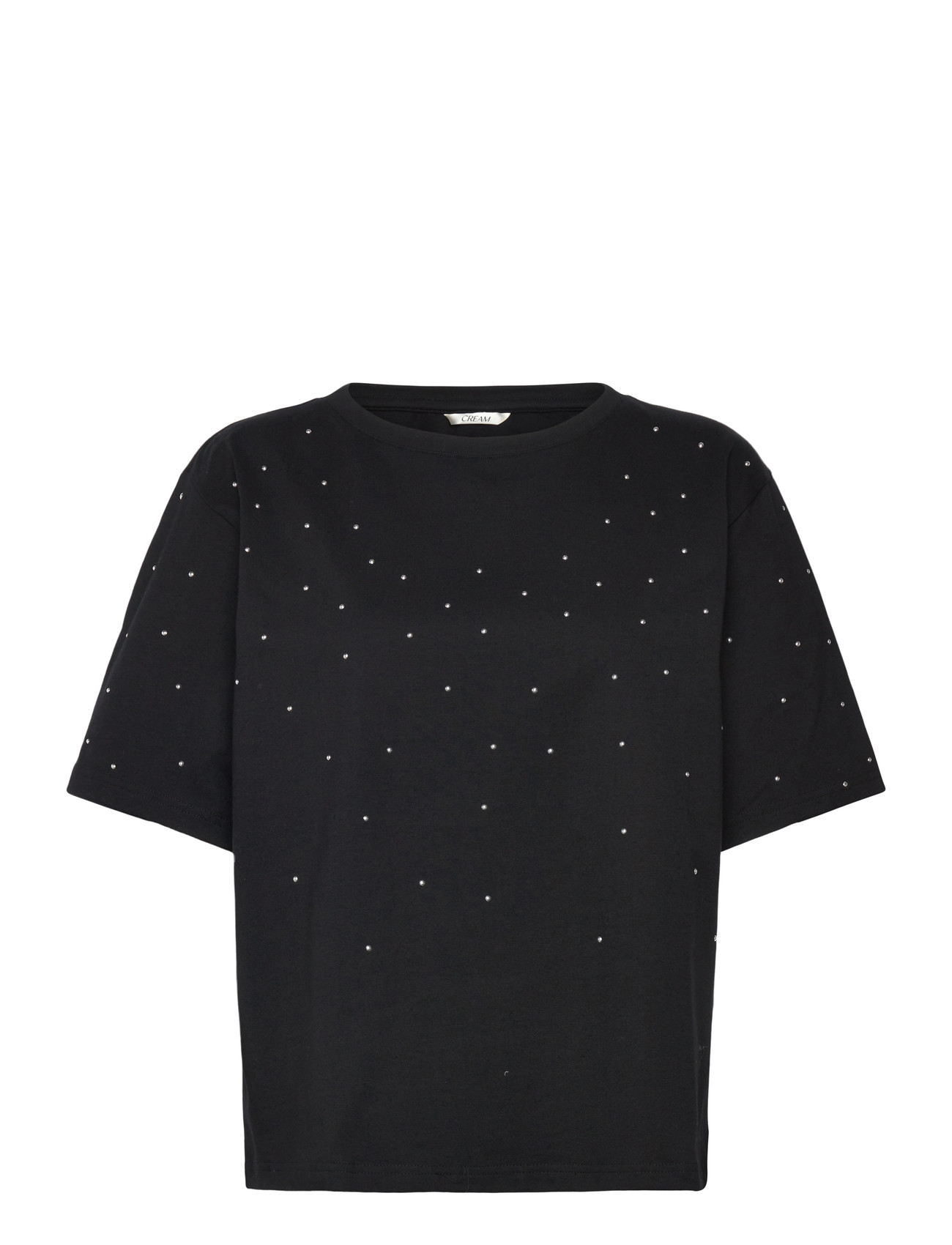 CREAM Crleona Studs Tshirt Schwarz - XS - Damen