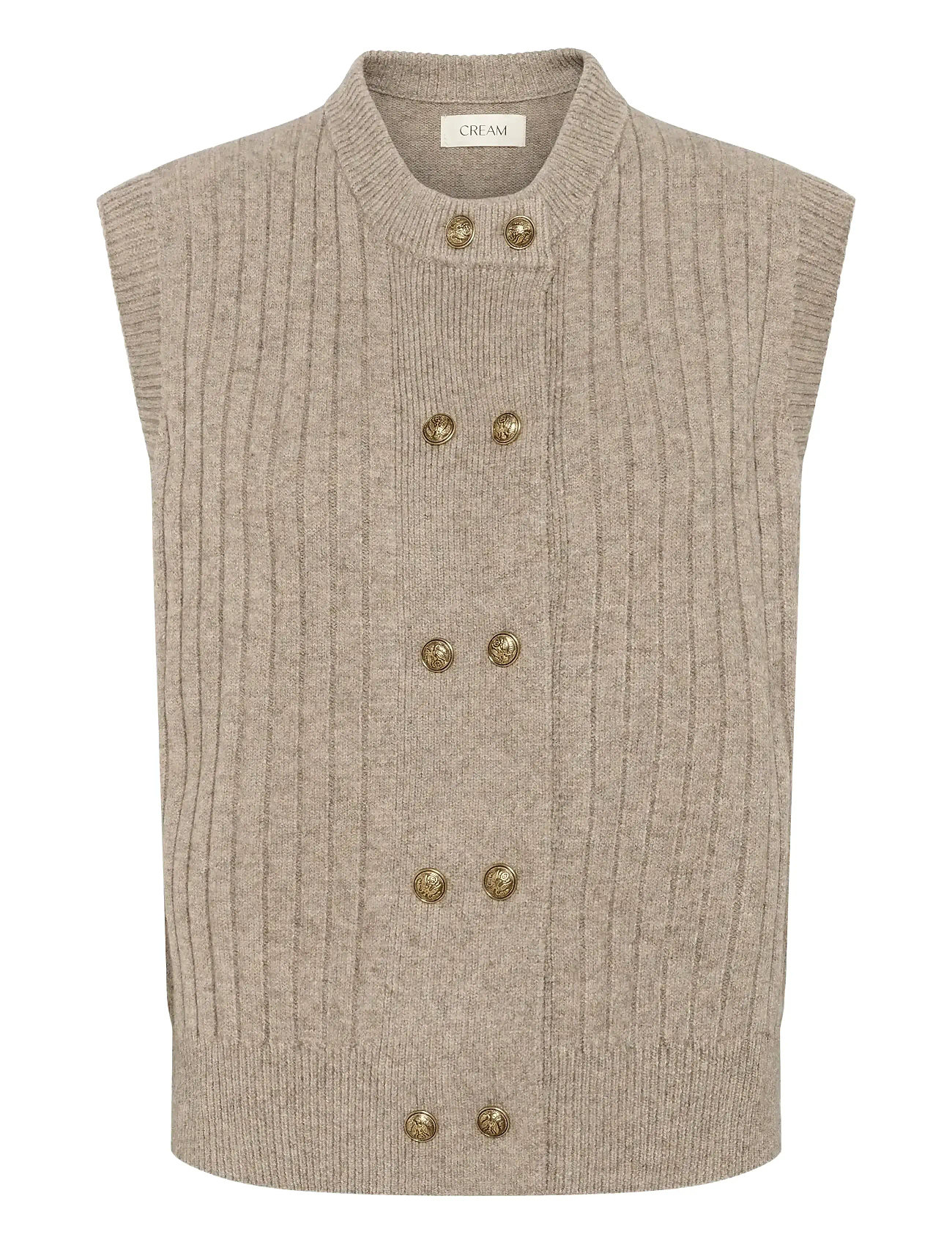 CREAM Creroka Knit Slipover Beige - XL/XXL - Damen