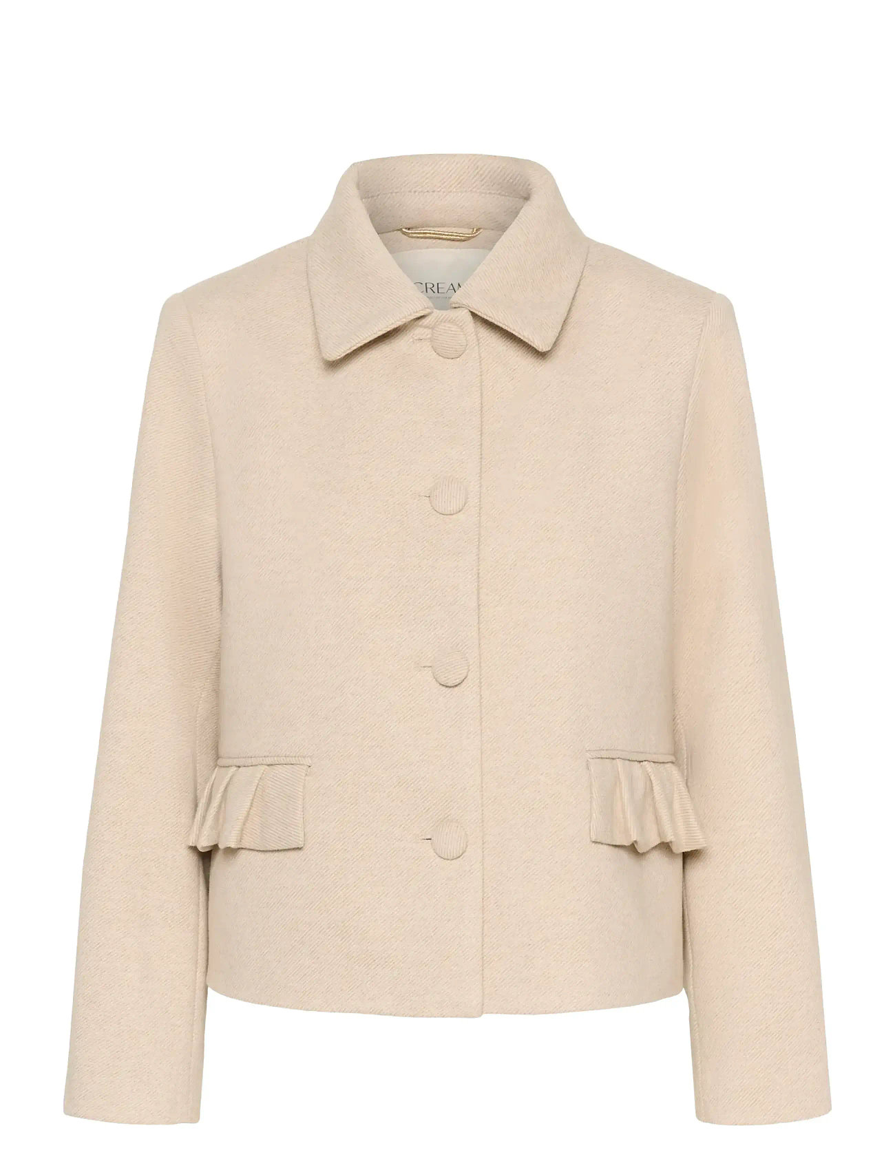 CREAM Crcessie Kurz Mantel Cream - 44 - Damen