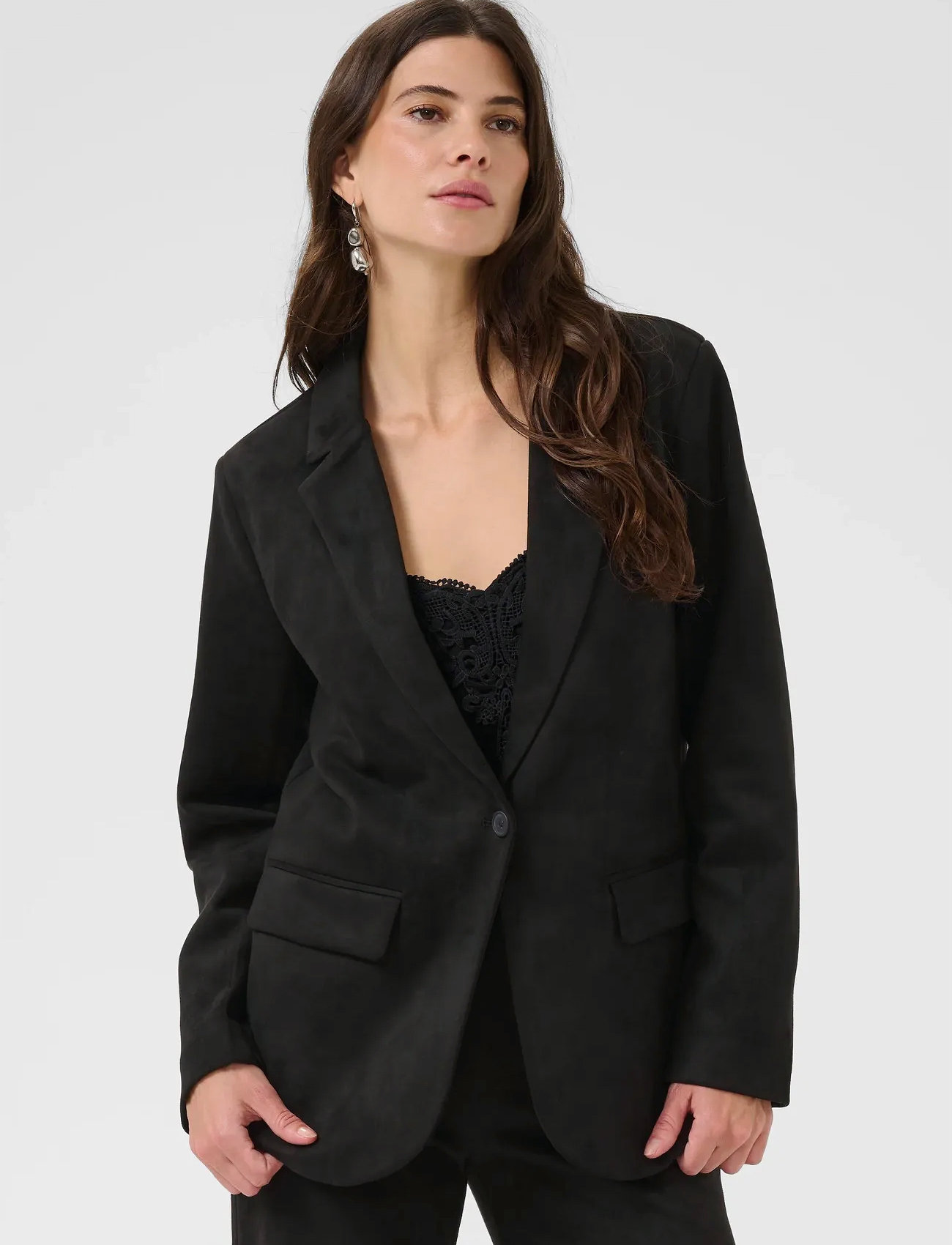 Cream Crcanna Blazer, XS, Black, Blazere > Enkeltradede Blazere, Dame