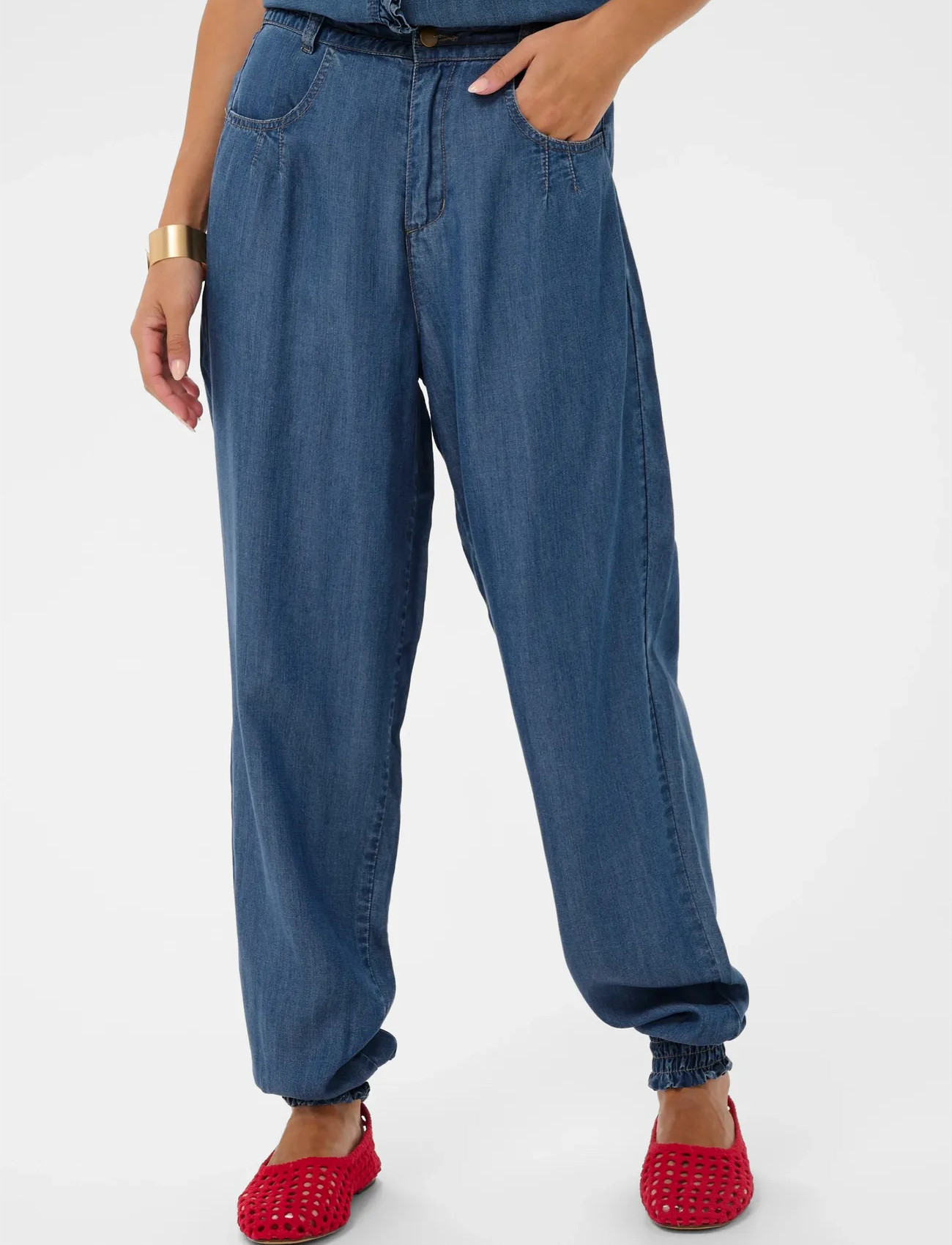 Cream Crmolly Harem Pant, 38, Blue, Bukser > Joggers, Dame