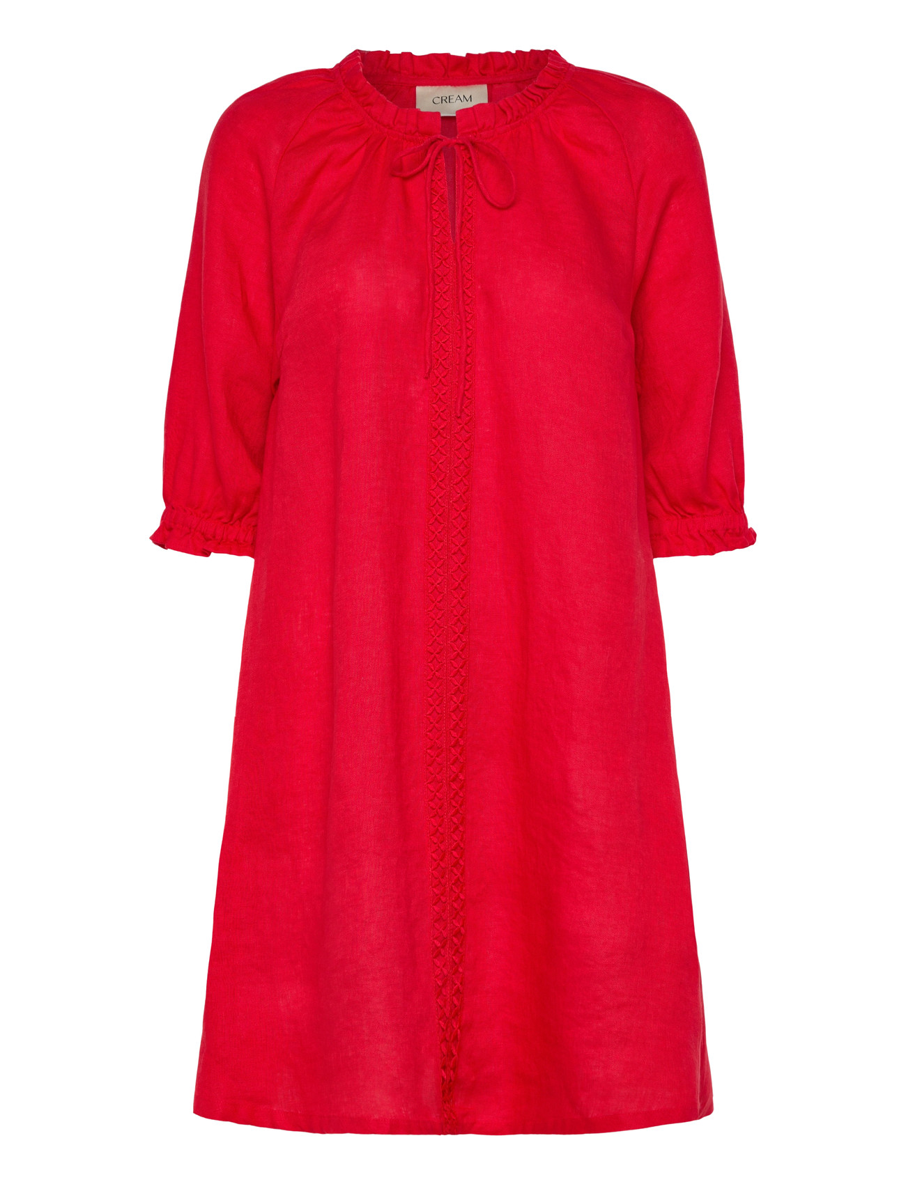 Cream Crbellis Lace Dress Short, XS, Red, Kjoler > Kort Kjole, Dame