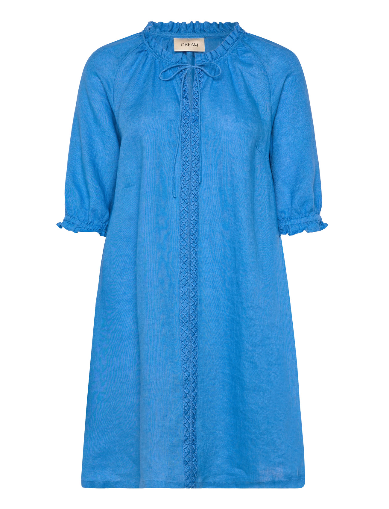 Cream Crbellis Lace Dress Short, L/XL, Blue, Kjoler > Kort Kjole, Dame