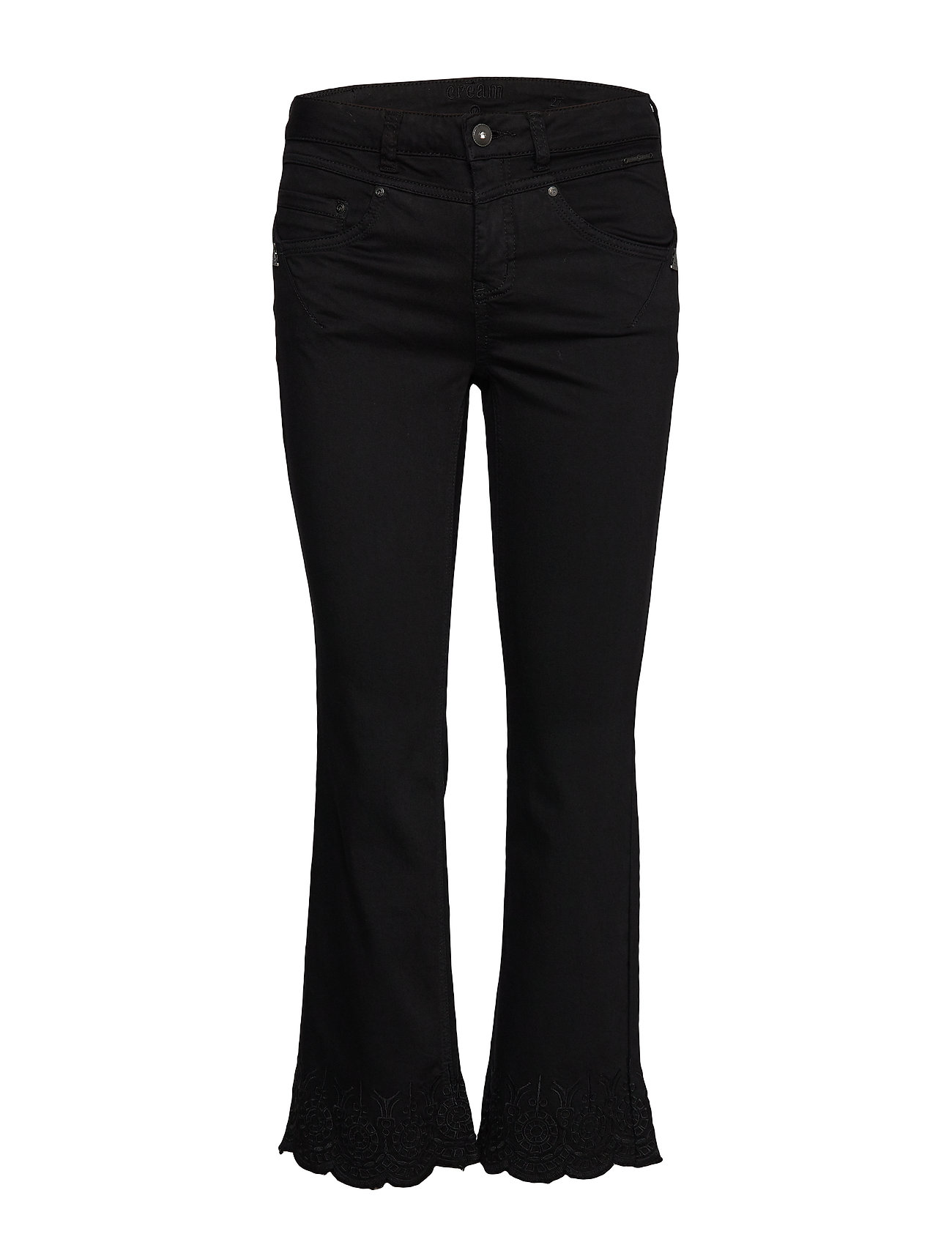 Cream Stacycr Pants Jeans Utsvängda Svart [Color: PITCH BLACK ][Sex: Women ][Sizes: 26,27,28,29,30 ]