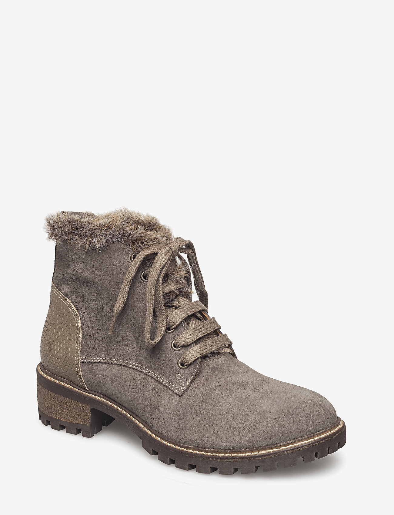 cream flat ankle boots