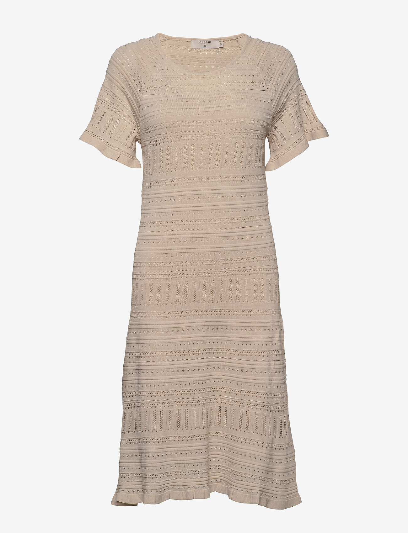 cream knit dress