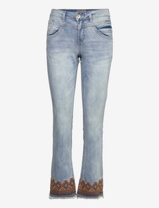 CRBolette 7/8 Jeans - Shape Fit - jeans bootcut - soft blue denim