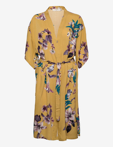 CROtta Kimono - kimonos - yellow tropical flower