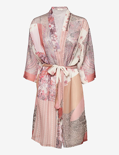 CRDanica Patchwork Kimono - tuniki - pink sand patchwork