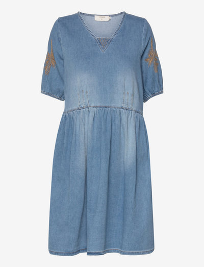 CRCyrena denim dress - Kim fit - sukienki dżinsowe - medium blue denim