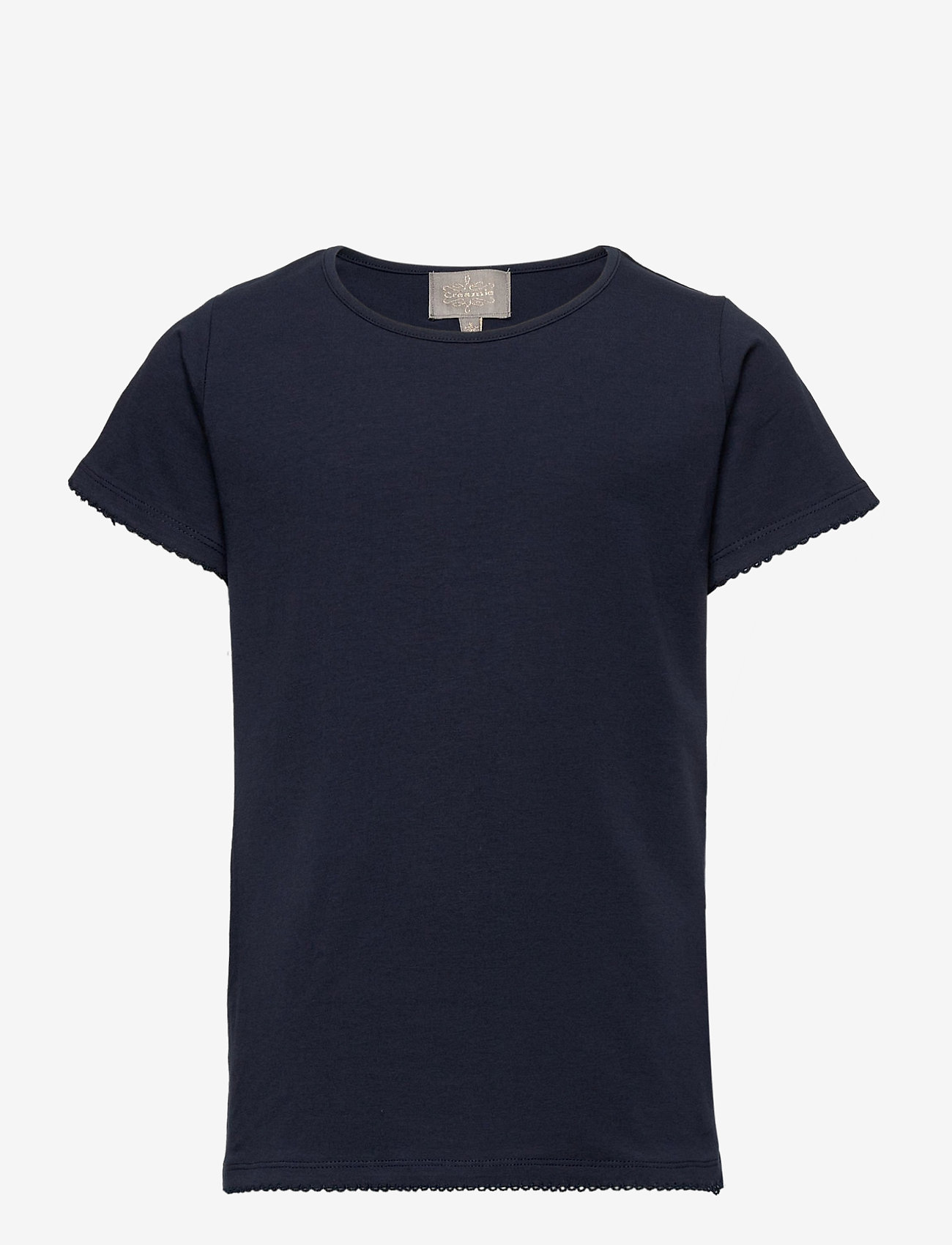 Creamie - Creamie T-shirt SS - vienkāršs t-krekls ar īsām piedurknēm - total eclipse - 0