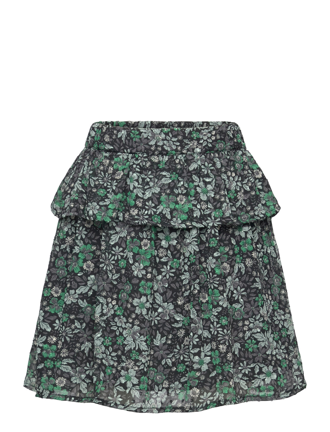 Skirt Flower Dobby Green Creamie