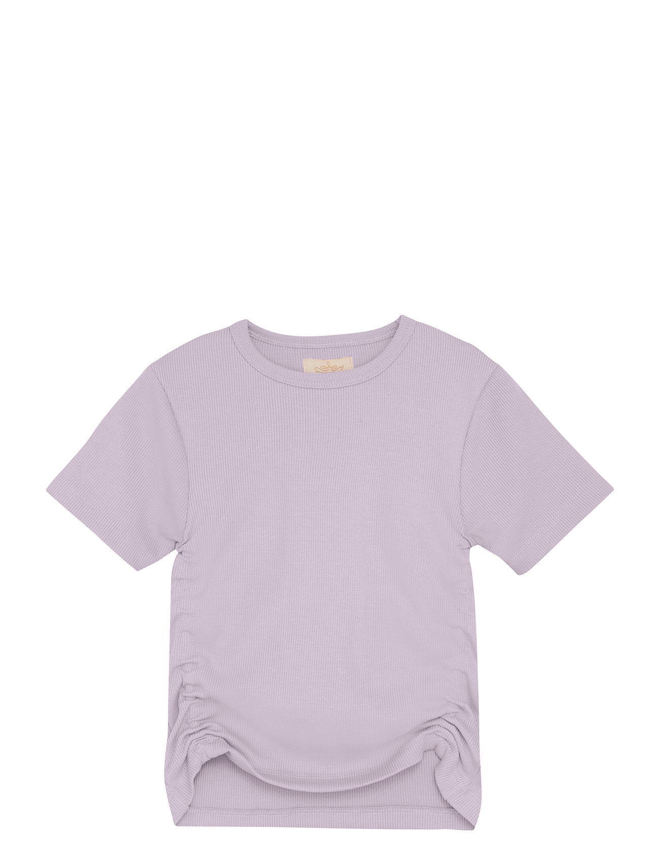 CREAMIE T-Shirt Ss Rib Lila - 104 - Kinder