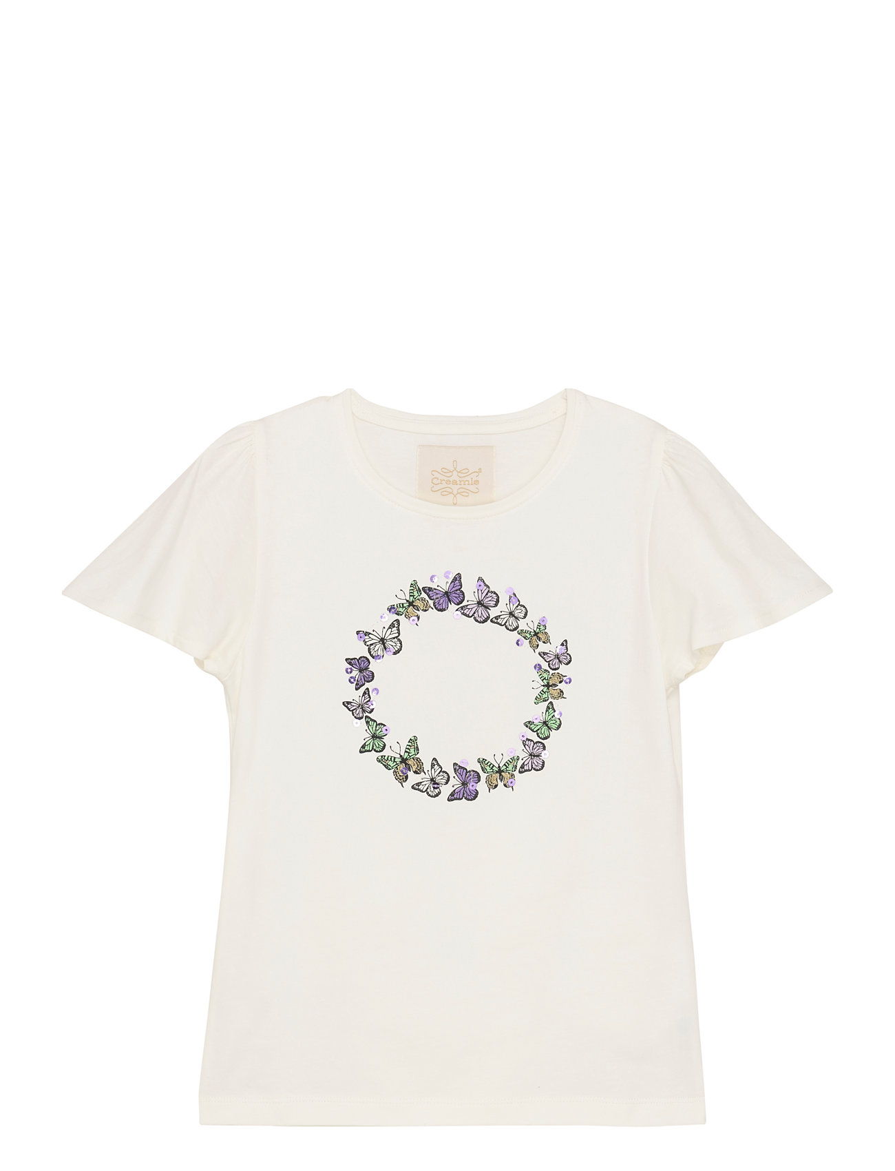 CREAMIE T-Shirt Ss Weiß - 110 - Kinder