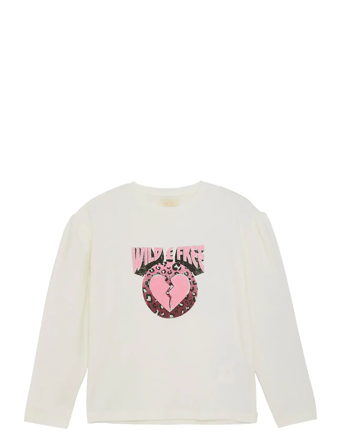 Creamie T-Shirt Ls, 116, White, T-Shirts > Langærmede T-shirts, Børn