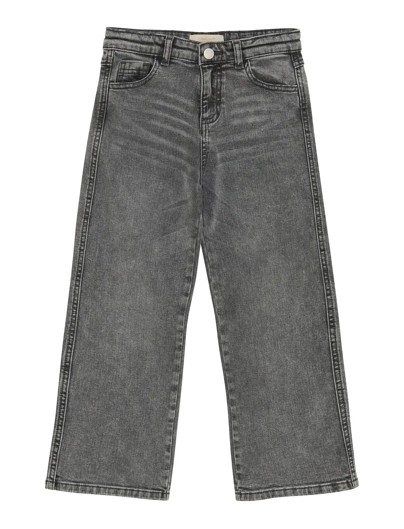 CREAMIE Jeans Denim Wide Fit Grau - 140 - Kinder