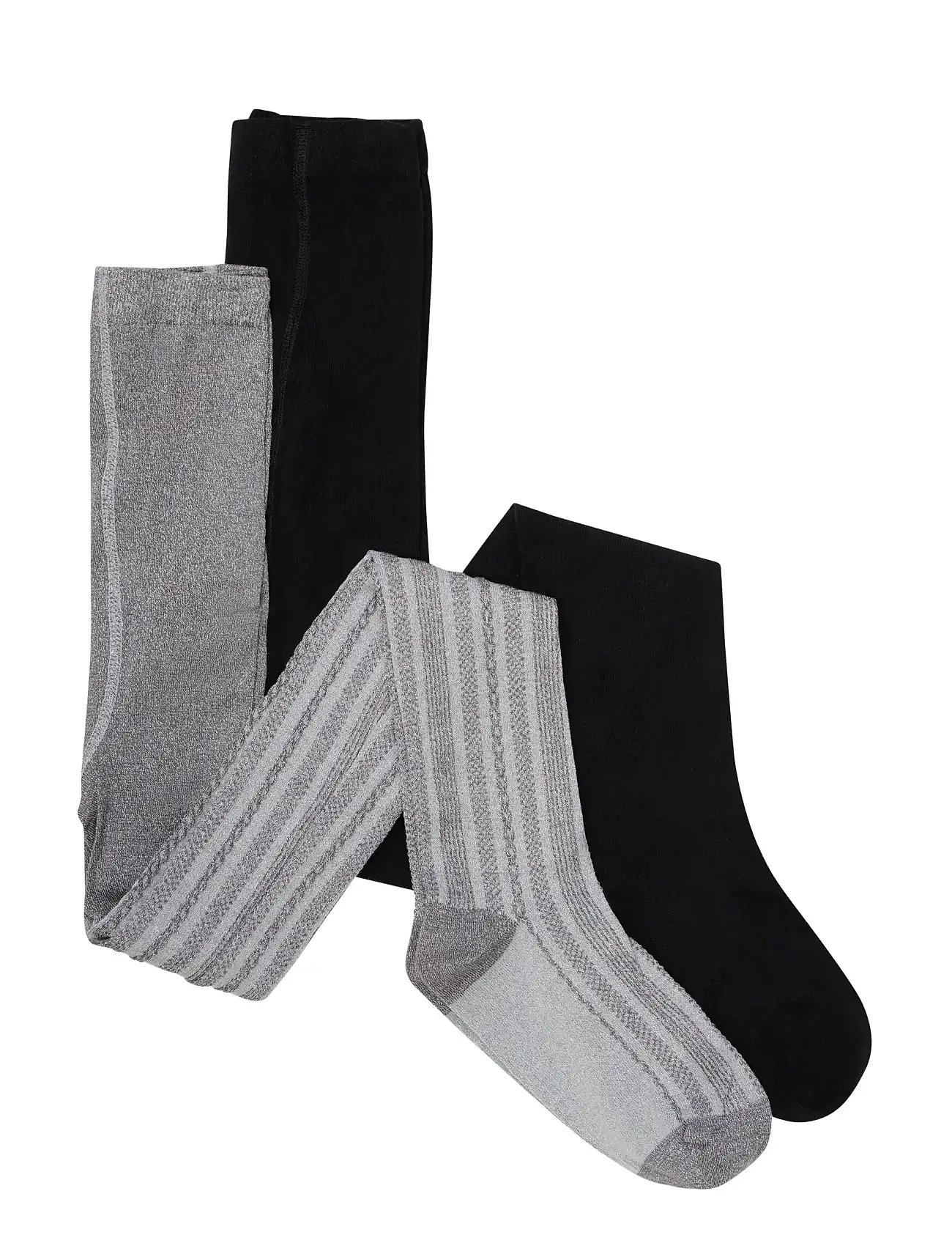 CREAMIE Stockings 2-Pack Grau - 92\98 - Kinder