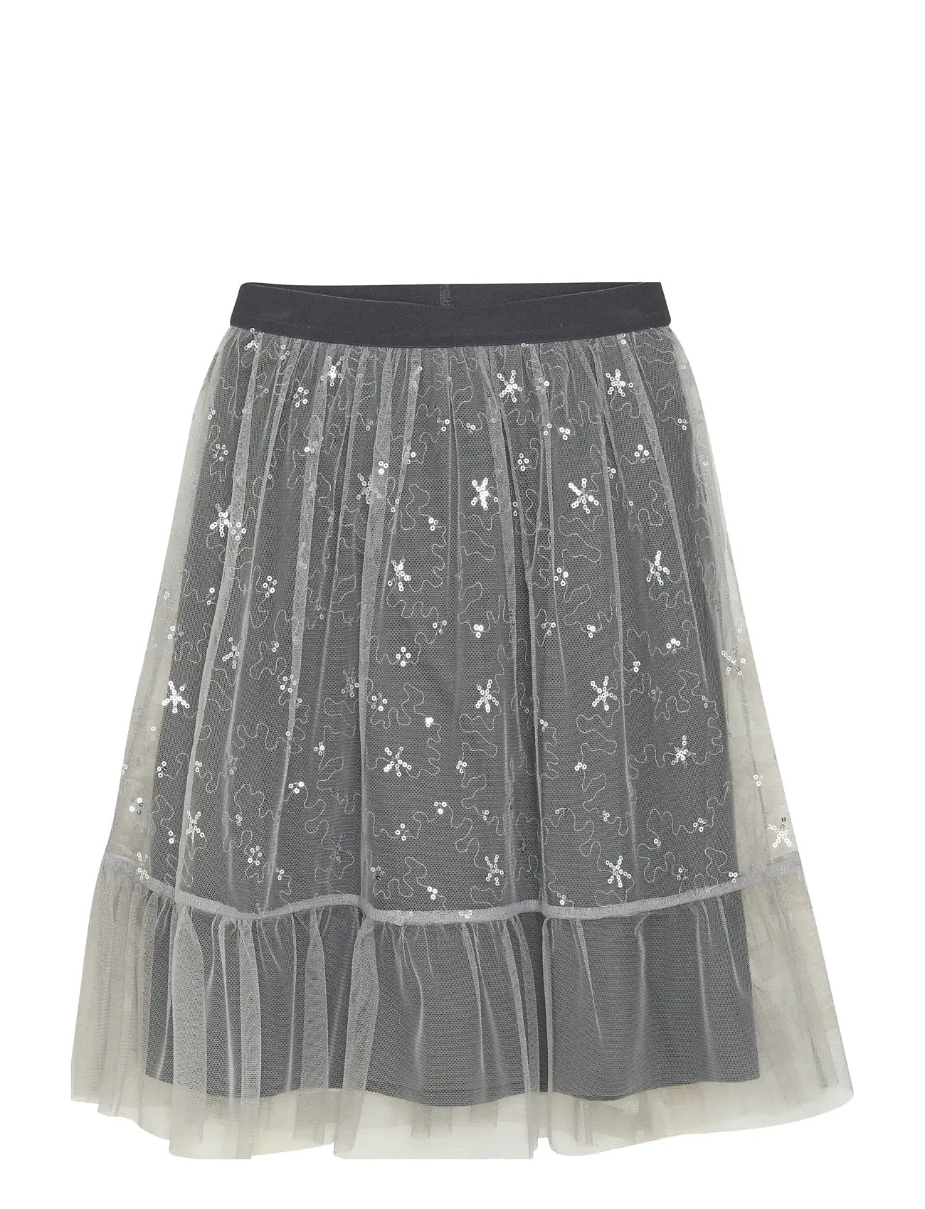CREAMIE Rock Sequins Mesh Grau - 122 - Kinder