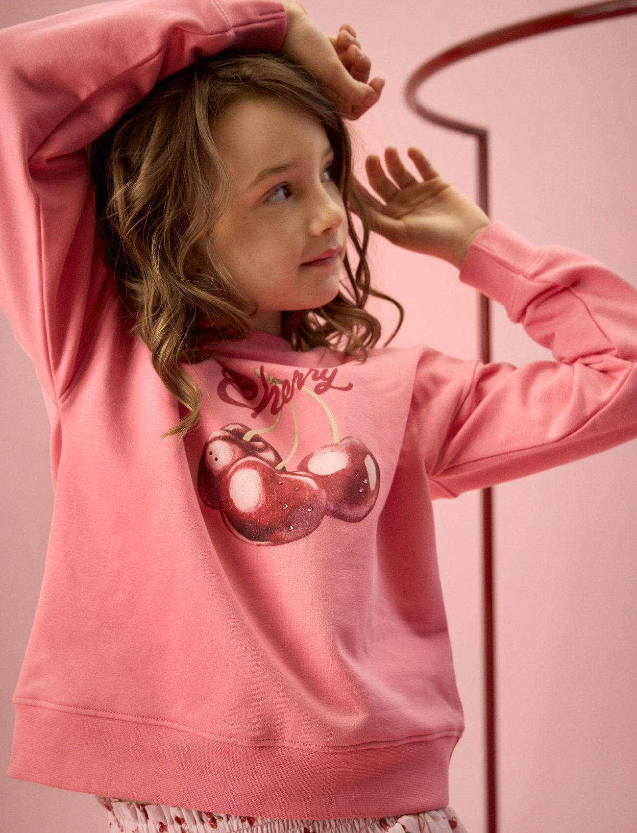 Creamie Sweatshirt, 152, Pink, Sweatshirts & Hættetrøjer > Sweatshirts, Børn