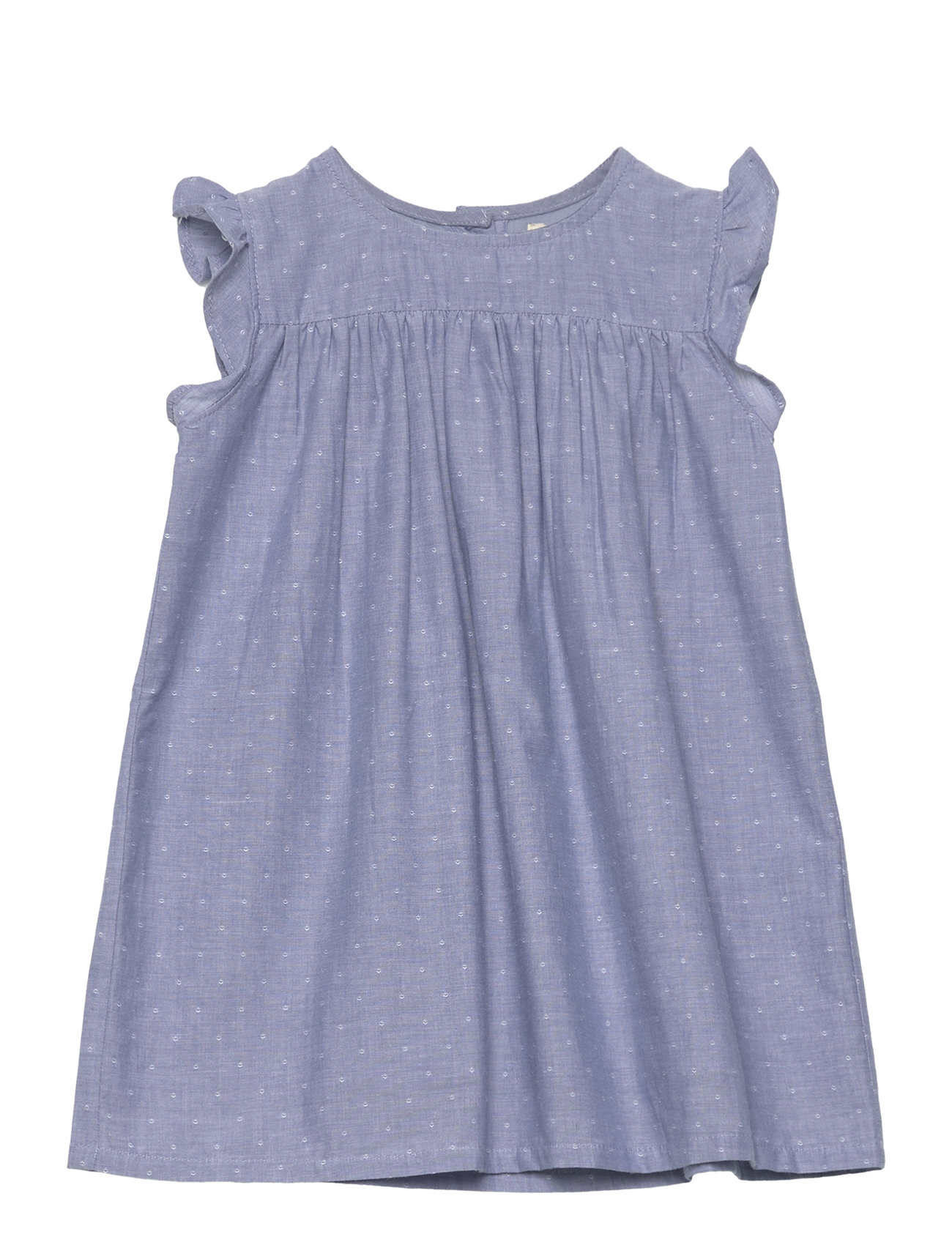 Dress Chambray Dot Blue Creamie