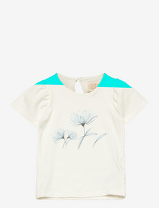 T-shirt SS Flower - t-krekli ar īsām piedurknēm - xenon blue