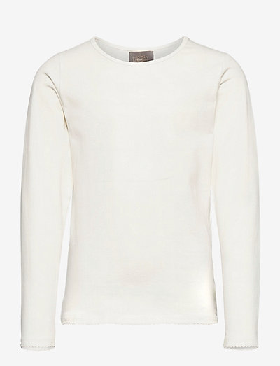 Creamie T-shirt LS - vienkāršs t-krekls ar garām piedurknēm - cloud
