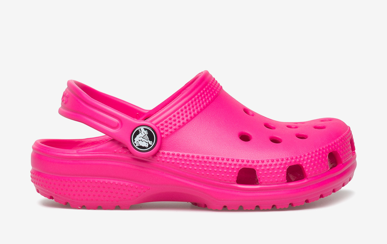 candy pink crocs