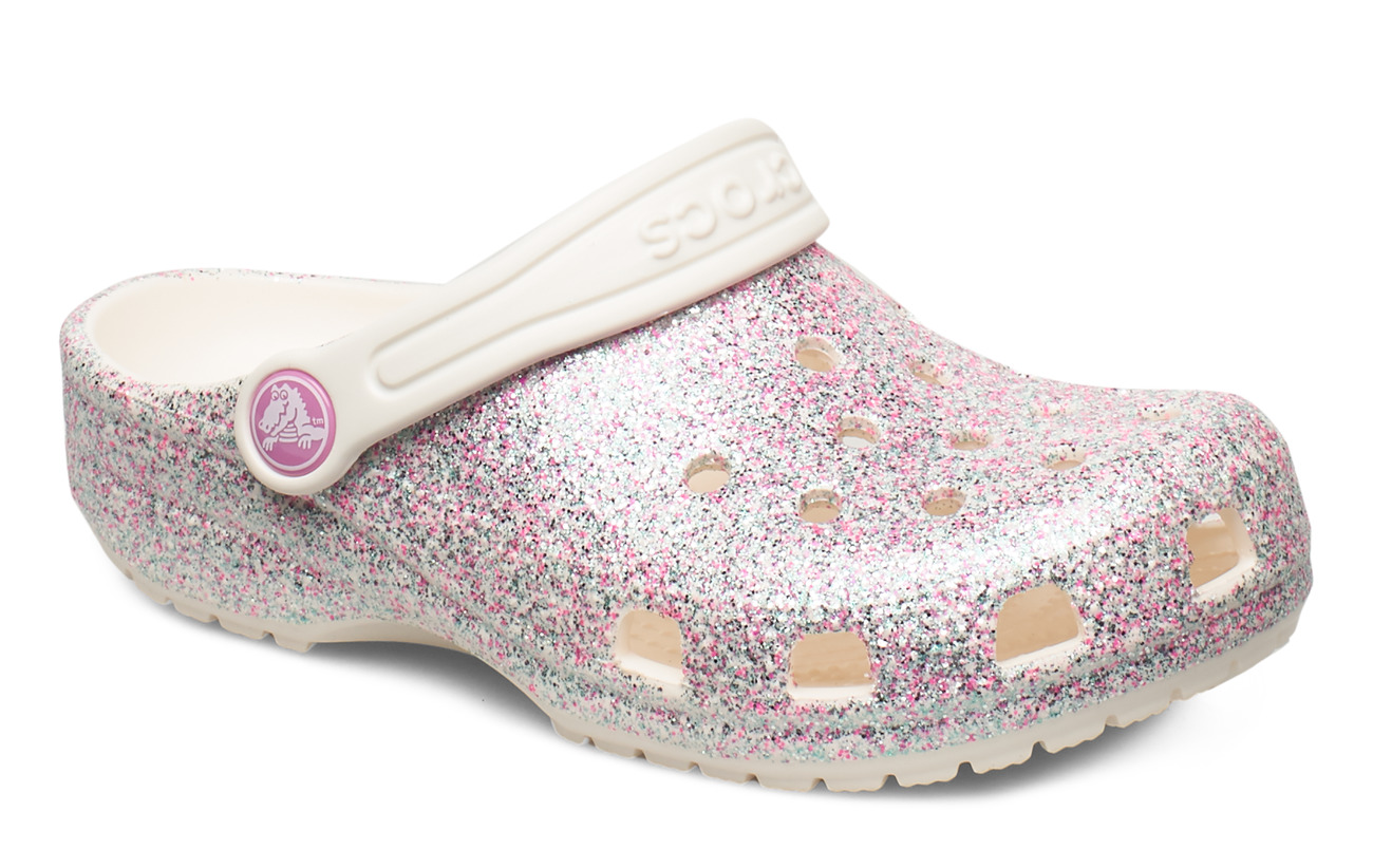 Crocs Classic Glitter Clog K (Oyster 