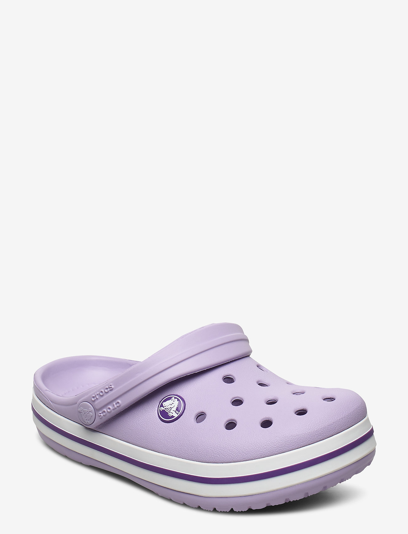 lavender crocband clog