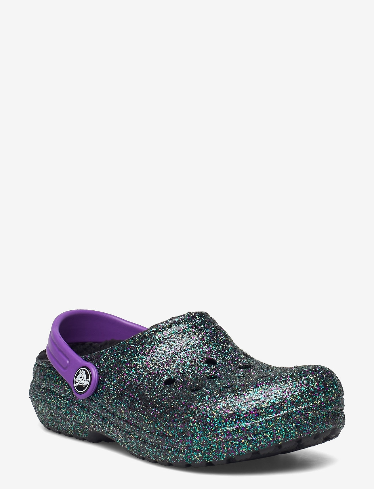 Crocs Classic Glitter Lined Clog K Lav Clogs