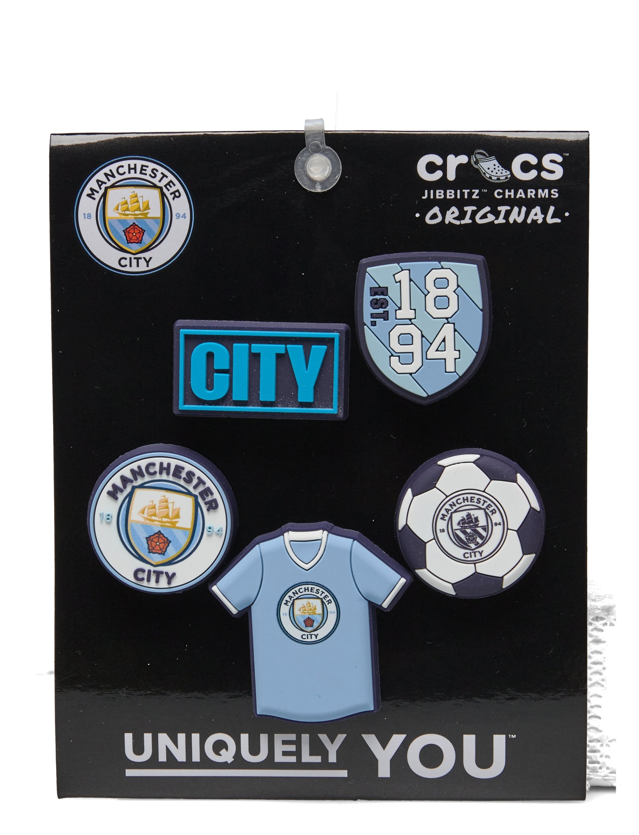 Manchester City 5Pck Blue Crocs