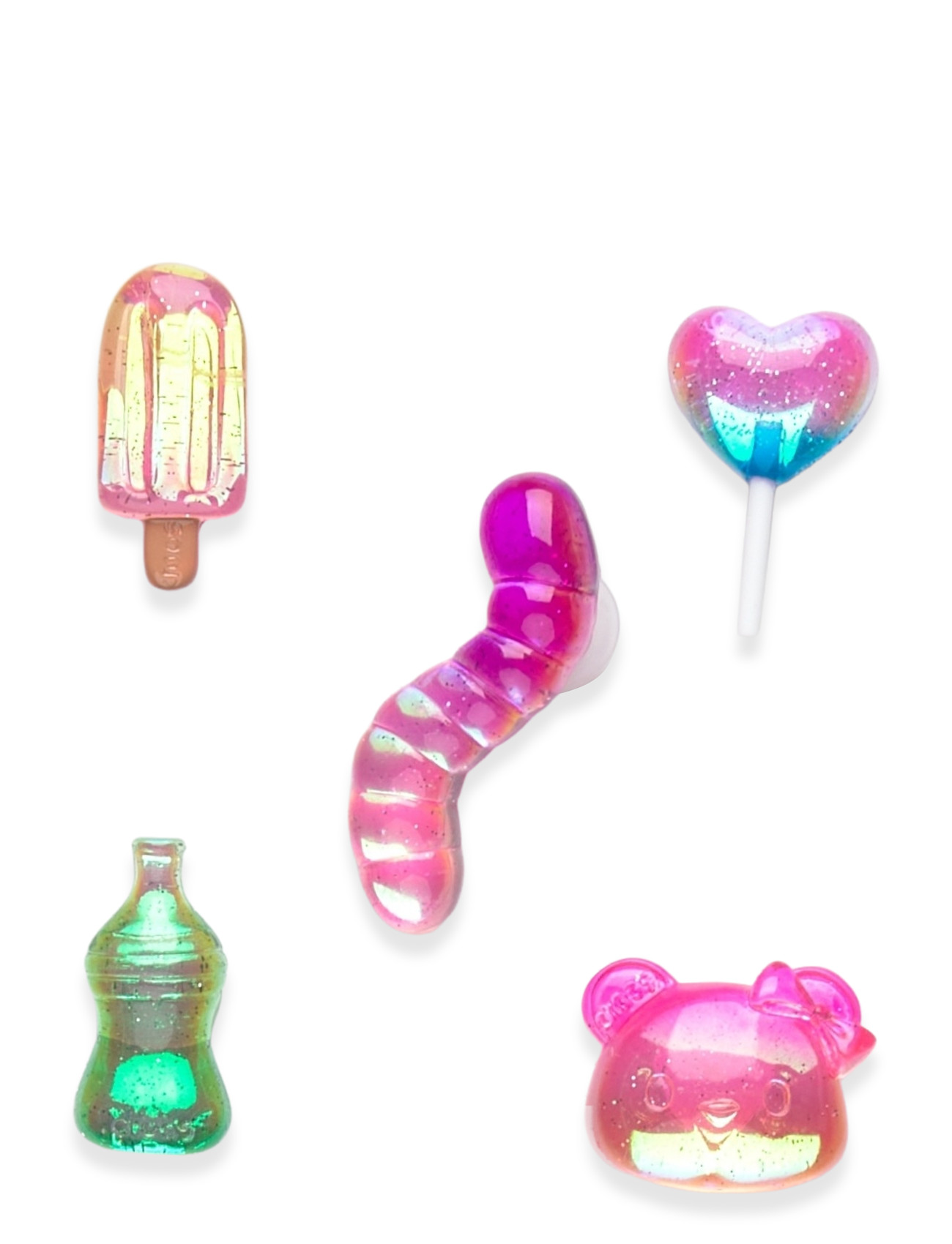 Crocs Jelly Candy 5 Pack, One Size, Multi/patterned, Sko > Skotilbehør, Børn