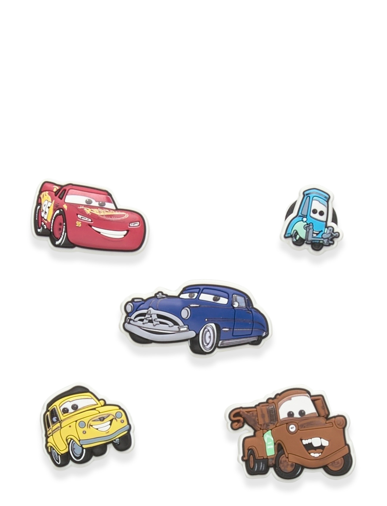 Crocs Pixar Cars 5Pck, One Size, Multi/patterned, Sko > Skotilbehør, Børn