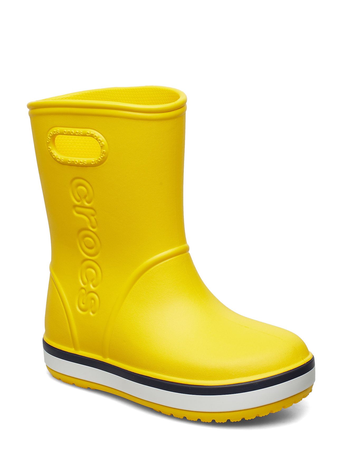 Crocband Rain Boot K Shoes Rubberboots Unlined Rubberboots Keltainen Crocs