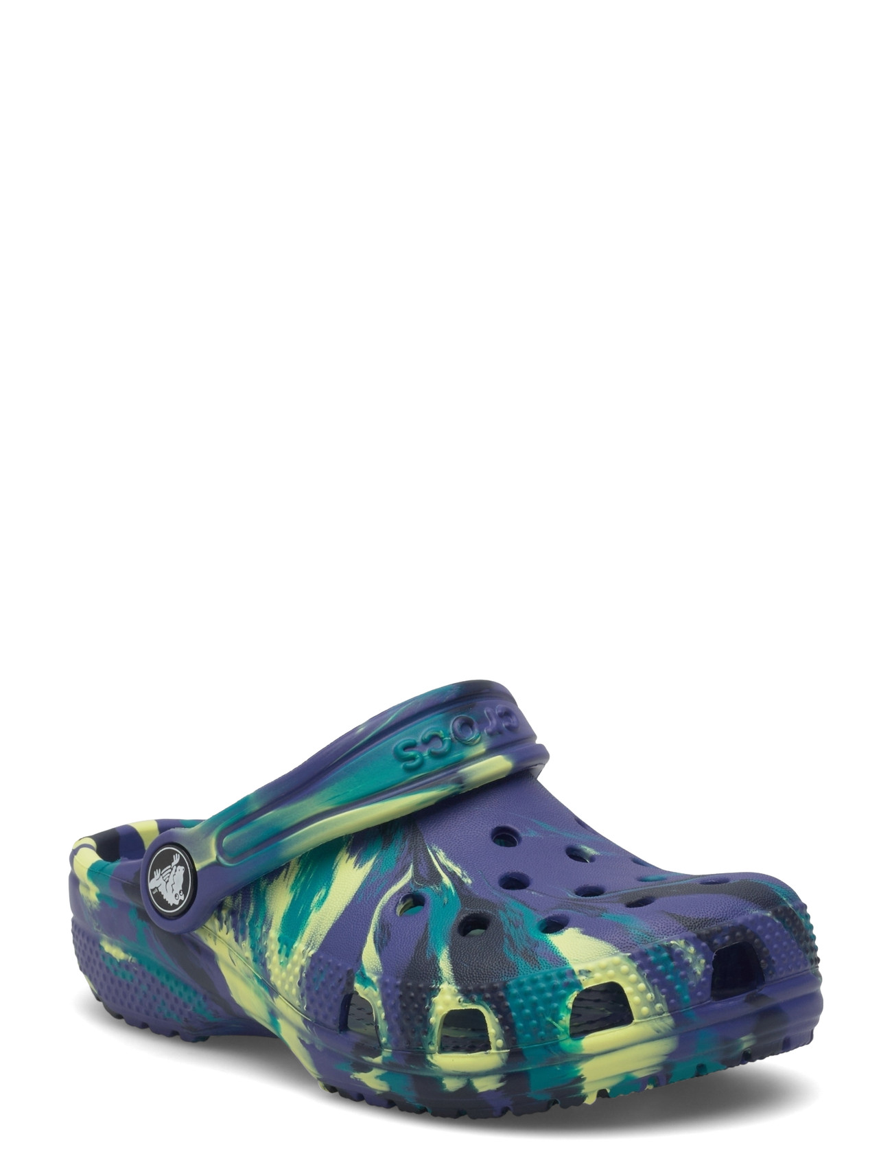 Crocs Classic Marbled Clog K, 34/35, Blue, Sko > Træsko, Børn