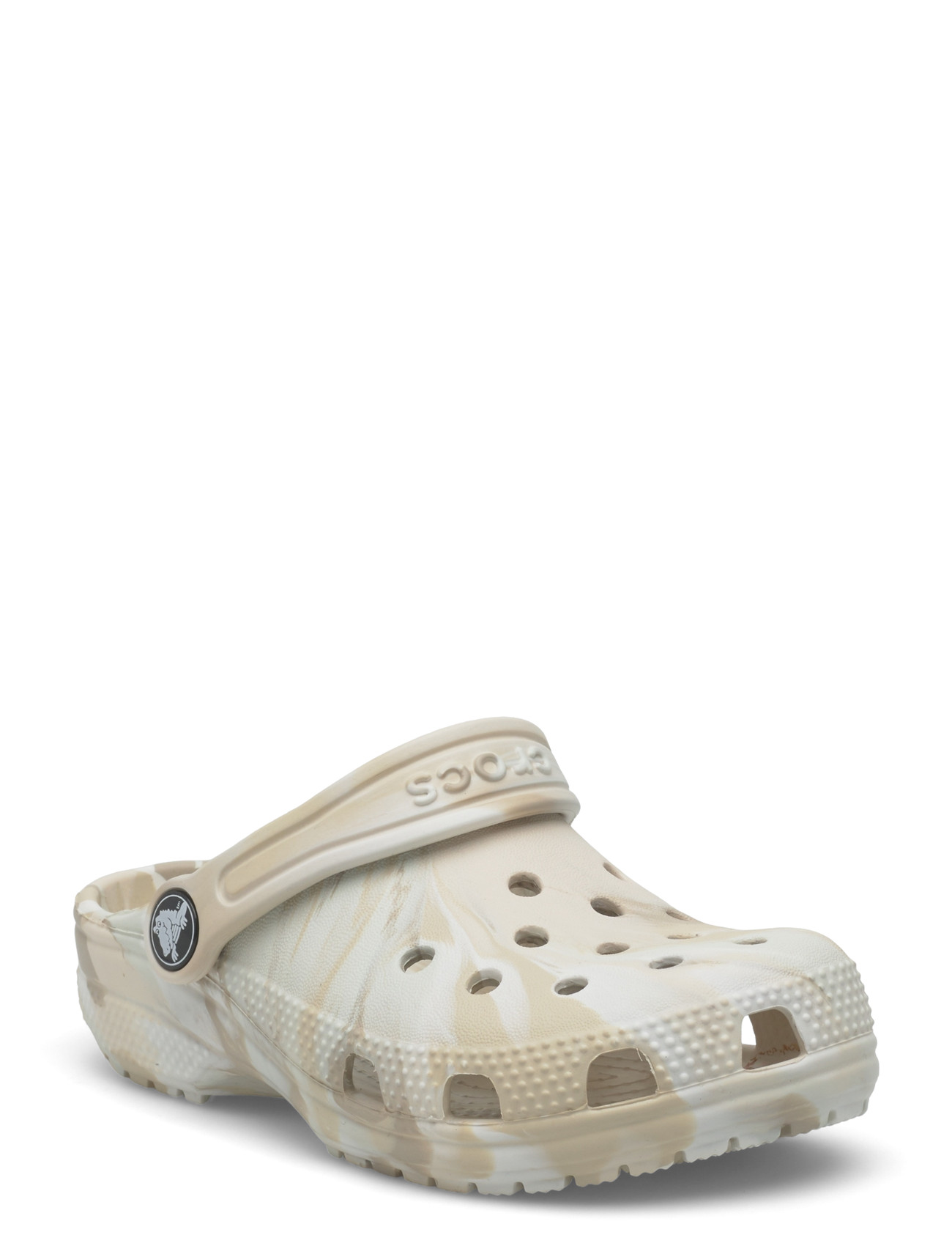 Crocs Classic Marbled Clog K, 34/35, Cream, Sko > Træsko, Børn