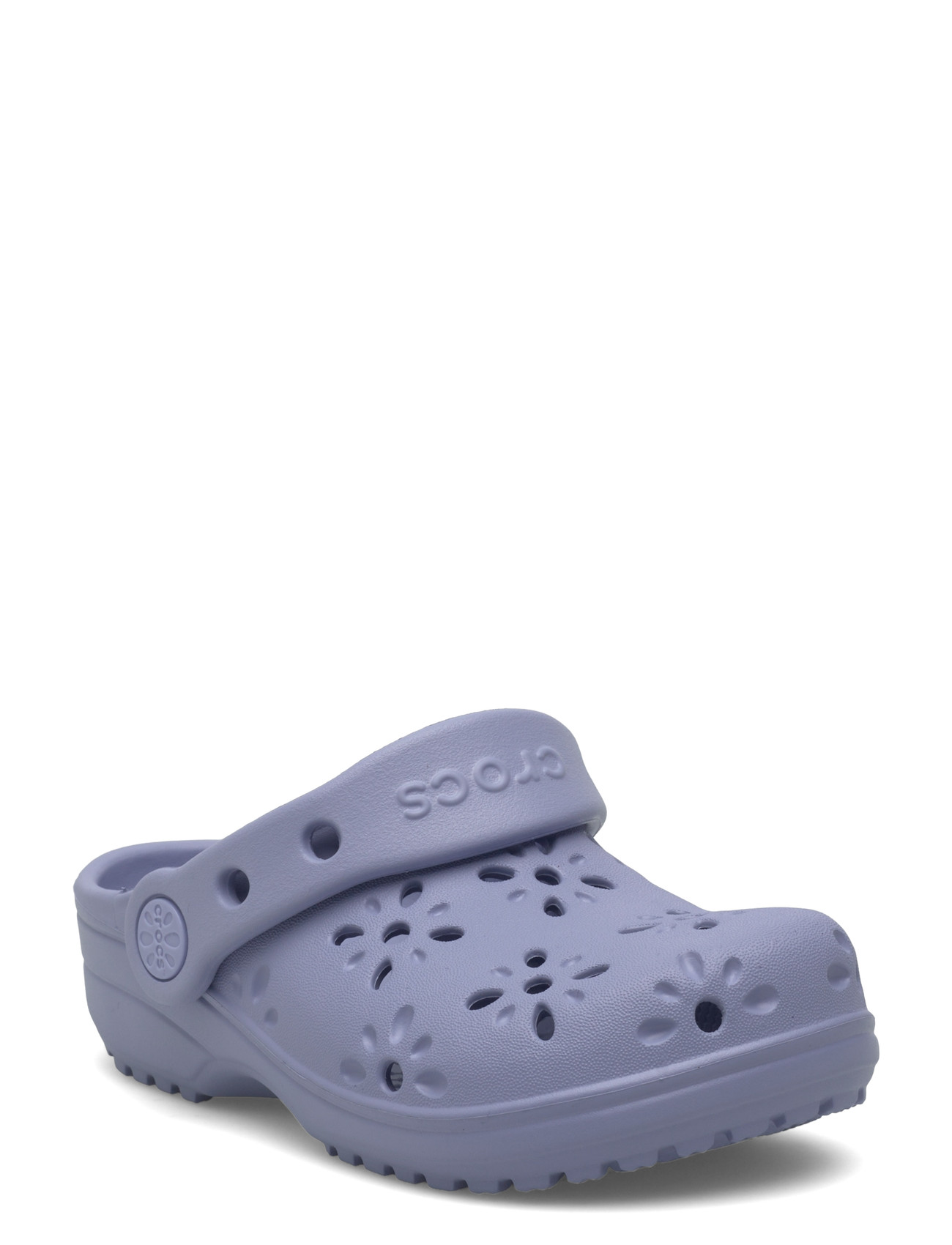 Crocs Classic Floral Cut Out Clog T, 23/24, Purple, Sko > Træsko, Børn