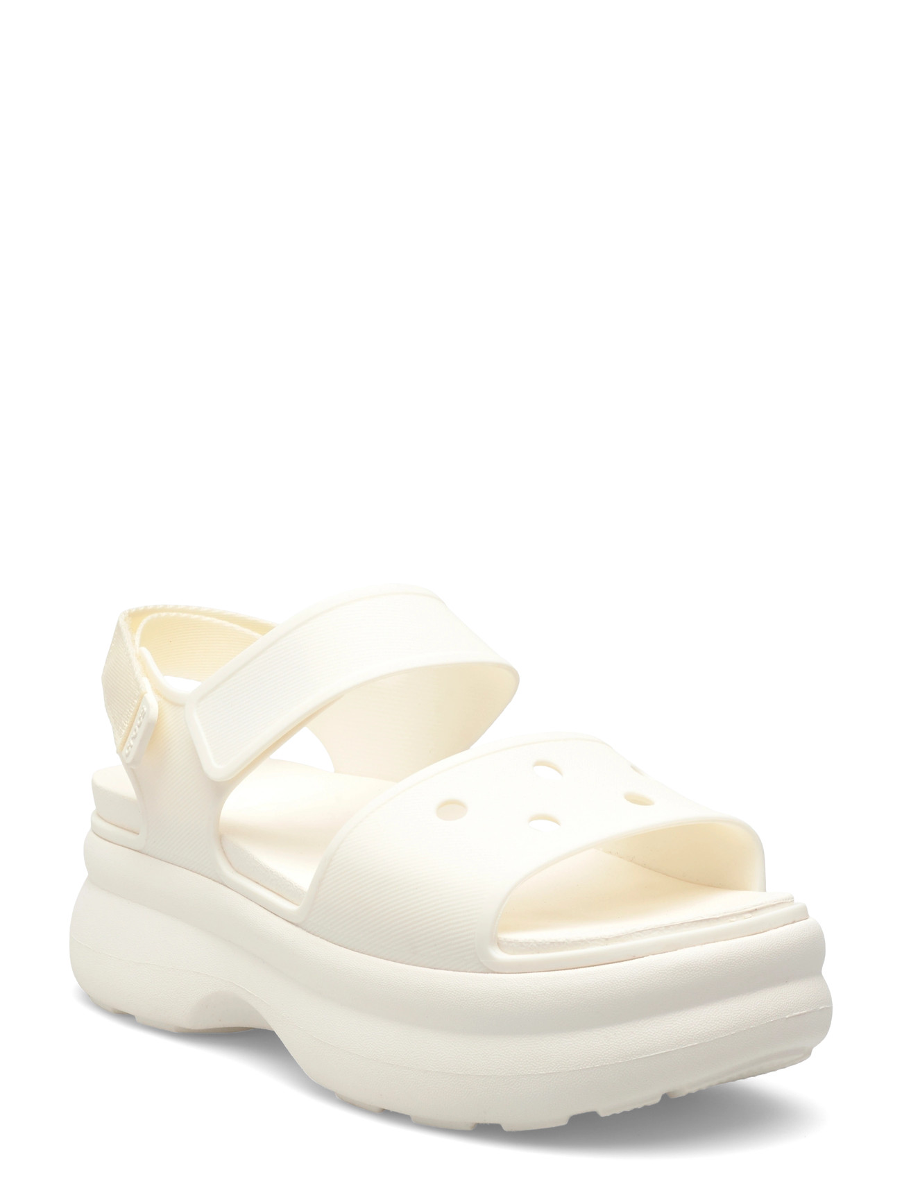 Crocs Soho Y Strap Sandal, 39/40, Cream, Sandaler > Flade Sandals, Dame