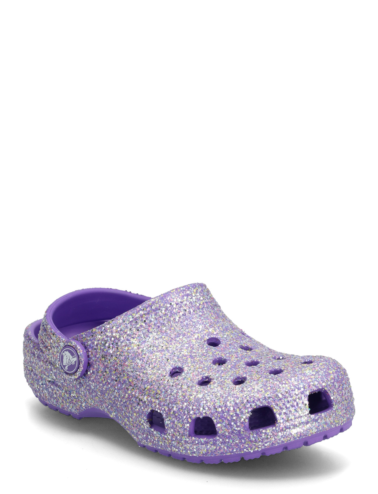 Crocs Classic Fantasy Glitter Clog K, 34/35, Purple, Sko > Træsko, Børn